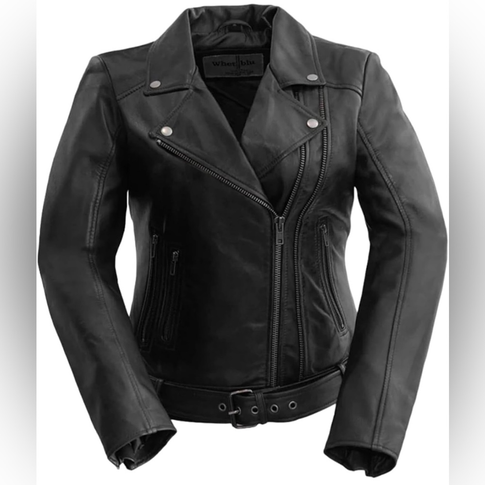 NWT Whet Blu Chloe Leather Jacket Size Large